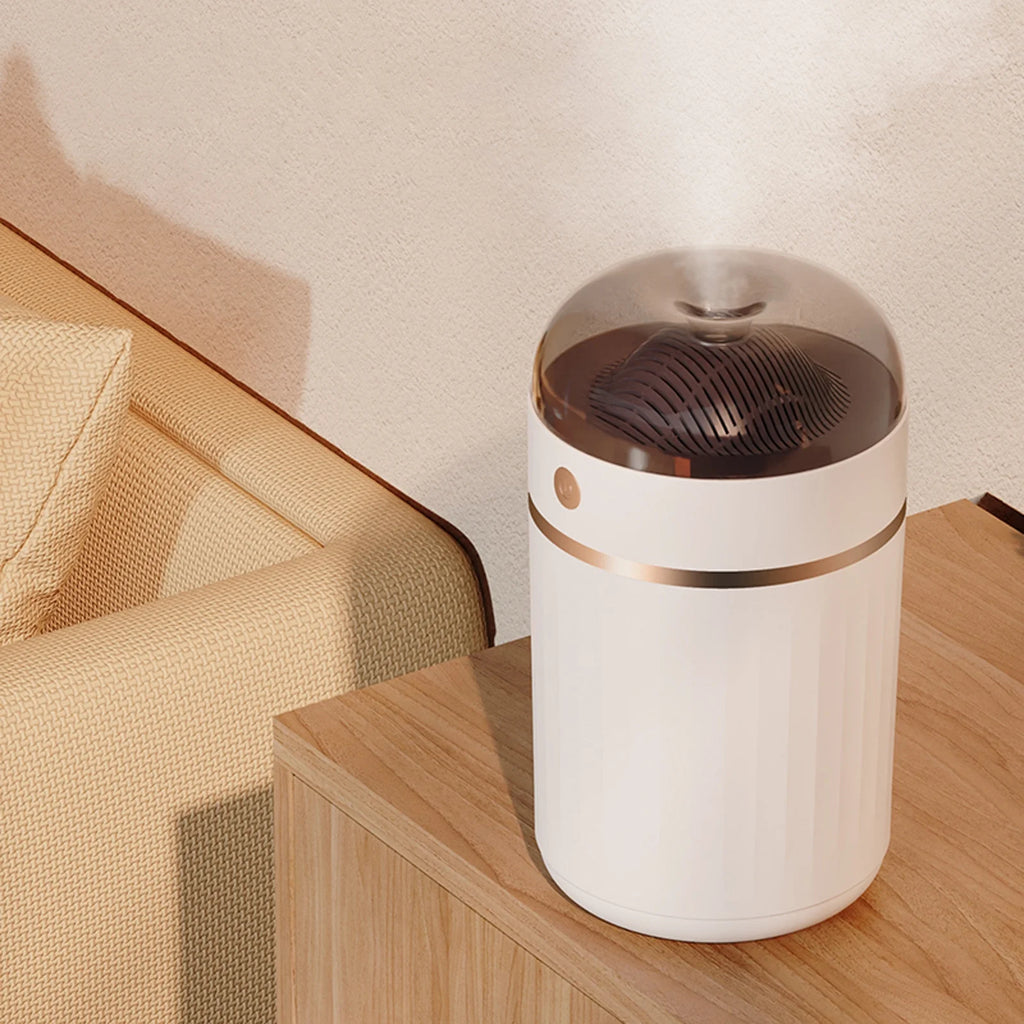 Big Holiday Deals!  Smart Thermostatic Humidifier {1.5L Water Tank}. Quiet Humidifier for Bedrooms and Large Rooms - Colorful Color-Changing Ambient Light, Whole House Humidifier