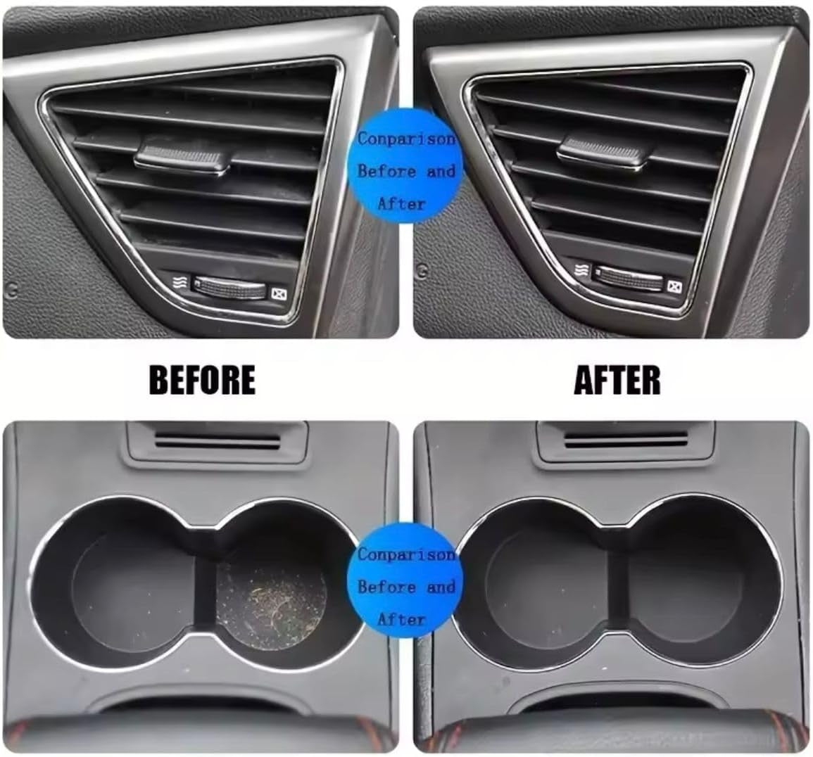 Car Cleaning Gel Universal Detailing Gel Automotive Dust Car Crevice Cleaner Slime Auto Air Vent Interior Detail Removal for Car Putty Cleaning Keyboard Cleaner Car Accessories Blue