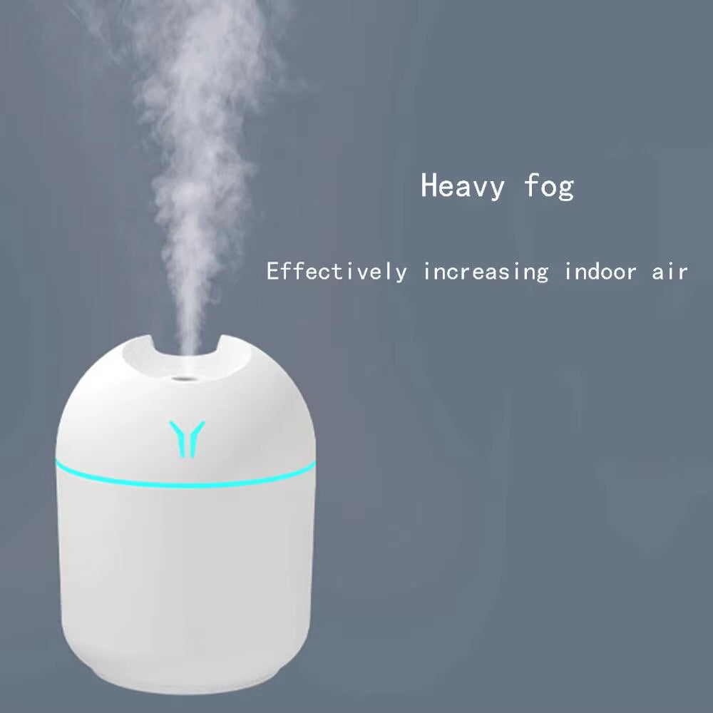 250ML Car Humidifier Mini Aromatherapy Humidifiers Diffusers Home Light USB Essential Oil Diffuser Car Purifier Air Humidifier