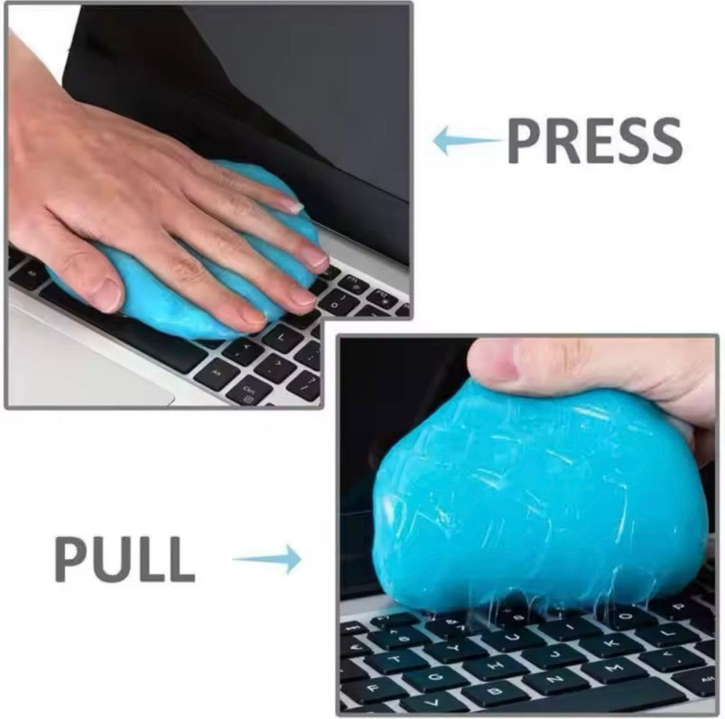 Car Cleaning Gel Universal Detailing Gel Automotive Dust Car Crevice Cleaner Slime Auto Air Vent Interior Detail Removal for Car Putty Cleaning Keyboard Cleaner Car Accessories Blue