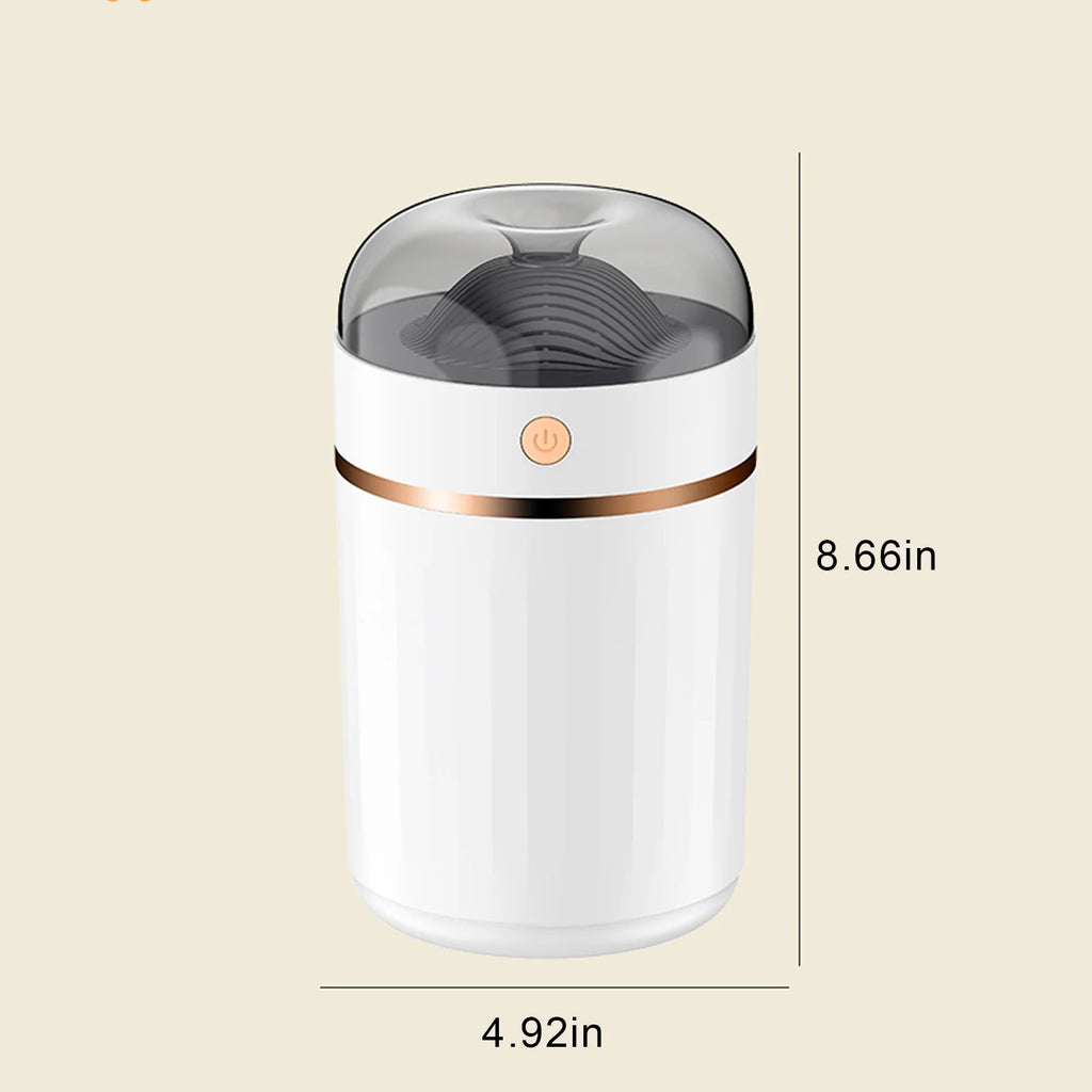 Big Holiday Deals!  Smart Thermostatic Humidifier {1.5L Water Tank}. Quiet Humidifier for Bedrooms and Large Rooms - Colorful Color-Changing Ambient Light, Whole House Humidifier