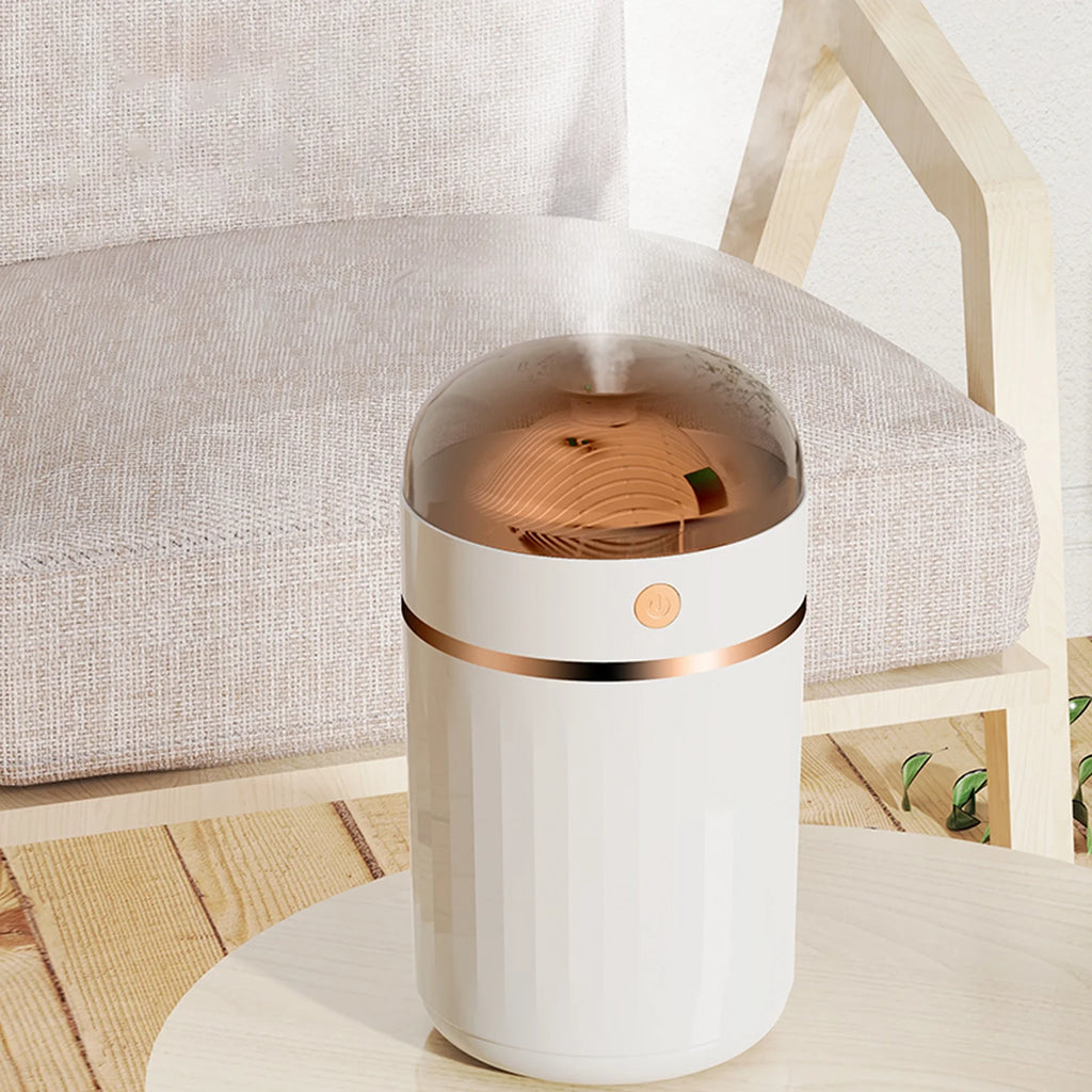 Big Holiday Deals!  Smart Thermostatic Humidifier {1.5L Water Tank}. Quiet Humidifier for Bedrooms and Large Rooms - Colorful Color-Changing Ambient Light, Whole House Humidifier